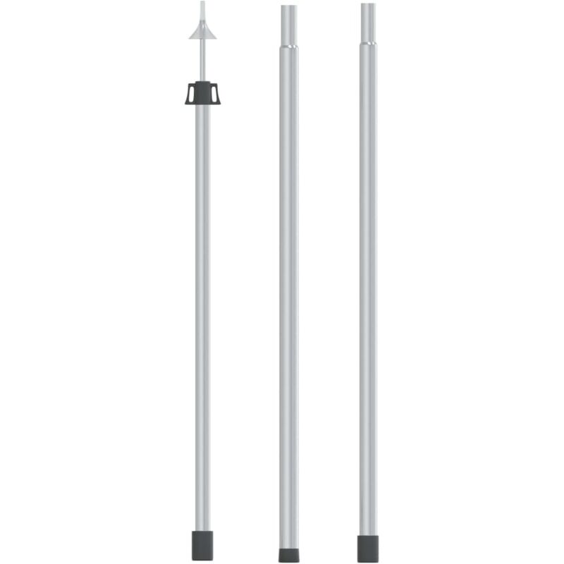 Teleskopierbarer Planenmast Mit Einer Länge Von 102-260 Cm. Aluminium.