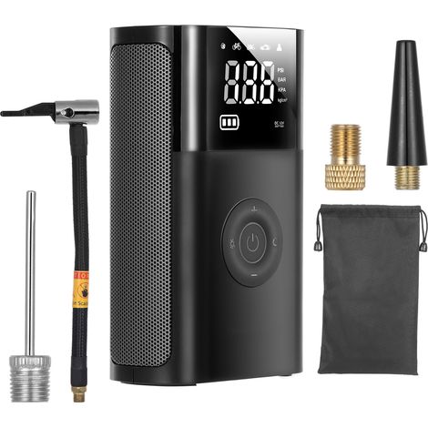 Tragbarer 4000-mah-luftkompressor, Kabelloser Autoreifenfüller, 150-psi-minipumpe Mit Led-licht, Digitalanzeige Und Usb-anschluss, Elektrischer Kompressor Für Auto, Motorrad, Fahrrad, Ball
