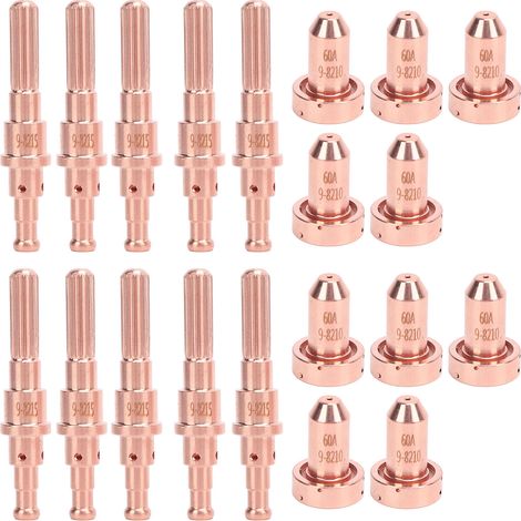 10 Sets Schneidbrenner-elektrodendüsen, Messing-ersatzteile Für Sl60, Sl100, Messing, Für Ein Besseres Schneiderlebnis, Vielseitig Einsetzbar