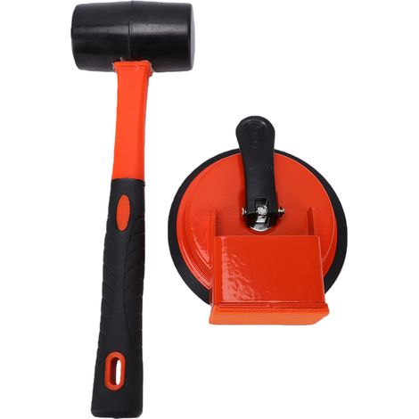 Professionelles, Ergonomisches Werkzeug Zum Ausbessern Von Bodenfugen, Starker Saugnapf Mit Hammer Für Massivholz- Und Laminatböden