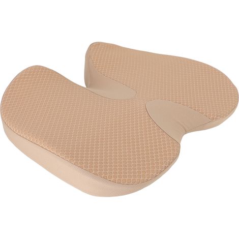Sitzkissen Aus Memory-schaum, Ergonomisches Kissen Zur Druckentlastung, Für Büroangestellte, Die Lange Sitzen, Und Autofahrer, Beige