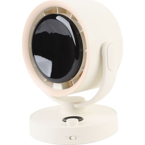 Tragbarer, Wiederaufladbarer, Automatischer, 90-grad-oszillierender, Leiser Tischventilator Mit 100 Geschwindigkeitsstufen Und Einstellbarem Led-display.