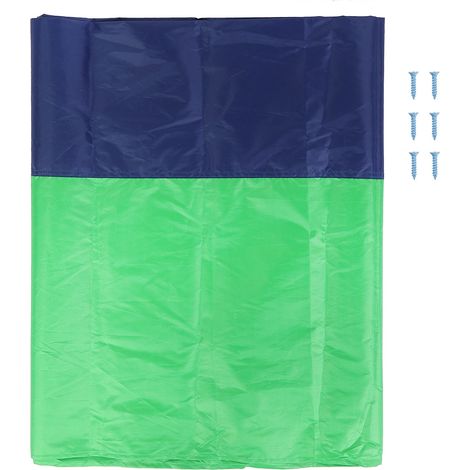 132x226cm 210d Oxford Outdoor-gewebe Gartenmarkise Dachabdeckung Schaukelüberdachung Gartenzubehör (grün Grau Blau)