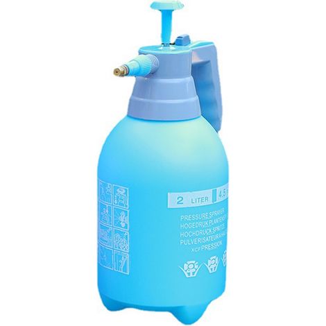 2-liter-sprühflasche Aus Kunststoff, Gießkanne, Verdickt, Hochdruck-wassersprüher Für Gardenblue