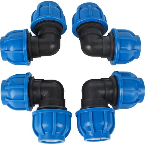 4-teiliger 32-mm-winkeladapter Aus Pe-kunststoff Für Wasserschlauchanschlüsse