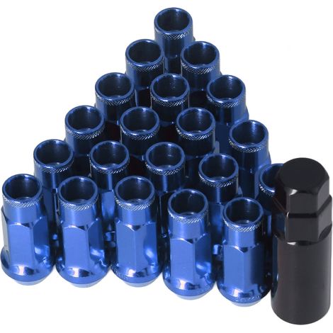 M12x1,25 Radmuttern Aus Metall, 20 Stück, Universelles Ersatzteil Für Mitsubishi-fahrzeuge (blau)