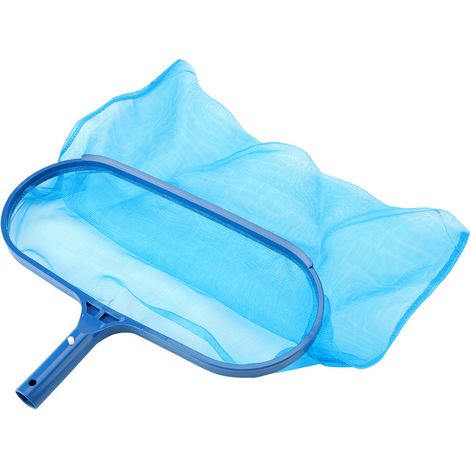 Reinigungswerkzeug Für Pools, Teiche Und Badewannen Aus Blauer Kunststofffolie Mit Feinem Maschengewebe