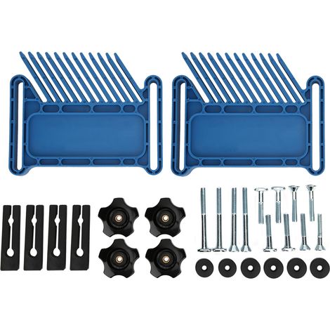 Set Mit Federbrettern Für Die Holzbearbeitung, 2-teilig, Frästische, Sägen, Blaue Holzbearbeitungshilfe, Handwerkzeugset