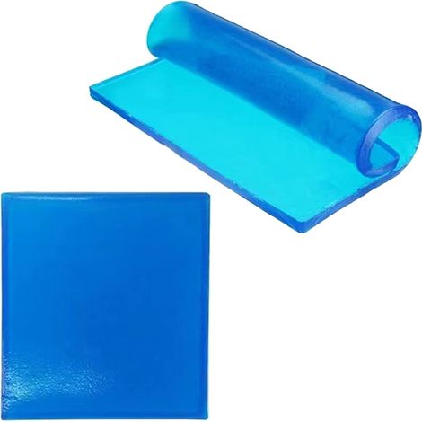 Gelkissen Für Motorradsitze, Weich Und Bequem, Kühlend, Reduziert Ermüdung, Stoßdämpfende Matte, Universell, 25 X 25 X 1 Cm