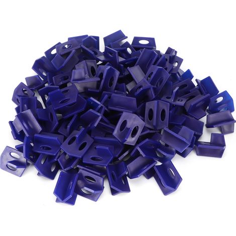 Nivellierwerkzeug Für Keramikfliesen (boden Und Wand), Nivellierwerkzeug, Blaues Baufliesenzubehör, 200 Stück