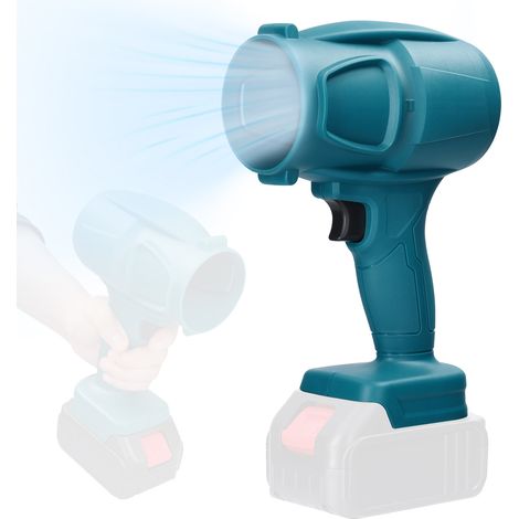 Tragbarer Outdoor-camping- Und Wanderventilator, Kabellos, Mit Gebürstetem Lithium-akku, Leistungsstarker Turbofan-haartrockner