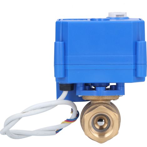 Mini-dn15 1/2 Zoll Dc12v Motorisiertes Elektrisches Kugelventil Aus Messing Mit Bsp-anschluss, 3-adriges Zubehör