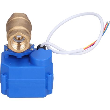 Dn15 Motorisiertes Kugelventil, Mini-elektrohydraulikschlauchverschraubungen Aus Messing Mit Dc9-24v-anzeige