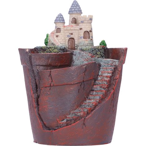 Sukkulenten-pflanzen, Harz-blumentopf, Mini-haus, Blumenpflanzgefäß, Behälter, Heimdekoration