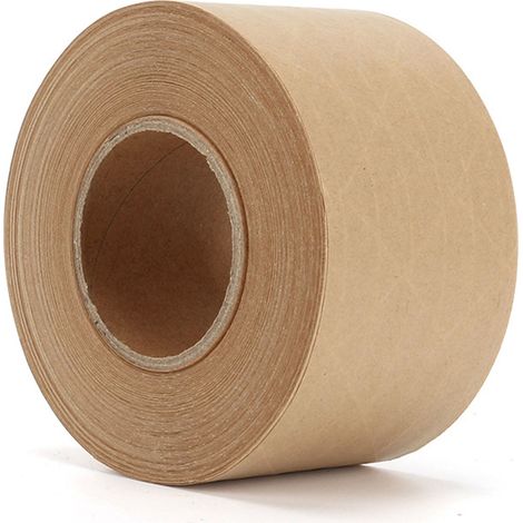 Kraftpapierklebeband, Braune, Wasseraktivierte Verpackung, Beschreibbar, Umweltfreundlich, Für Kunstmalerei
