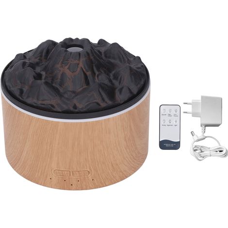 330-ml-led-luftbefeuchter Mit Lichtdiffusor, Zweifarbig, 4 Timer, Vulkanflamme, Mit Fernbedienung, Eu-stecker