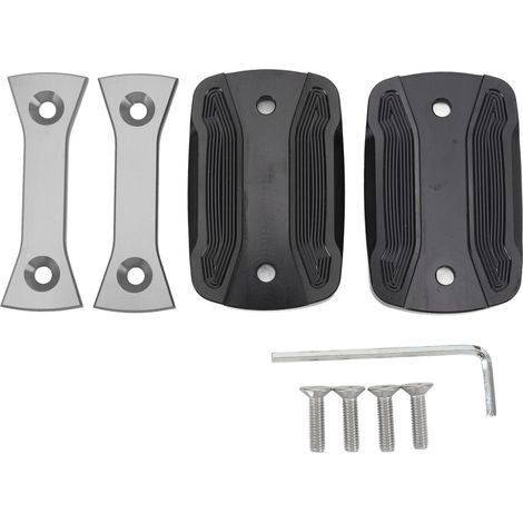 Paar Bremsflüssigkeitsbehälterdeckel Aus Aluminiumlegierung Für Motorräder Xmax 300, 125 Und 250 (2017–2023), Dunkelgrau