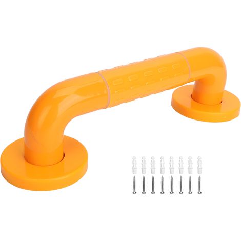 Haltegriff Für Toilette, 30 Cm Haltegriff Für Dusche, Rutschfester Duschgriff, Gelber Sicherheitsgriff Für Badezimmer, Toilettengriff, Badezimmergriff, Badewannengriff