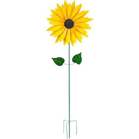 Sonnenblumen-windmühlen, Sonnenblumen-windmühlen-spinner, Außendekoration, Ornament, Spinner Für Hof Und Garten, Kunstdekoration Für Den Außenbereich (gelb)