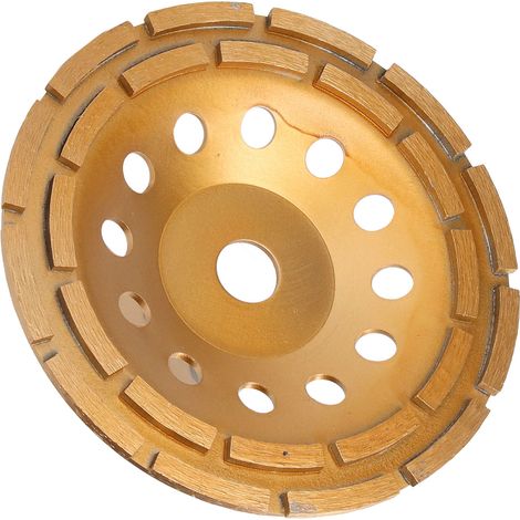 Hochleistungs-schleifscheibe Mit Scharfer Diamantscheibe, Zweireihig, Für Beton, Zement, Granit, Marmor, 230 Mm / 9,1 Zoll