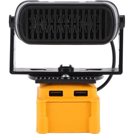 Tragbarer Heizlüfter, Geeignet Für Li-ion-akkus, Dcb208. Kleiner, Intelligenter Elektrischer Wassererhitzer Mit Konstanter Temperatur, 200 W, 2 Einstellbare Stufen Und Usb-ausgängen.