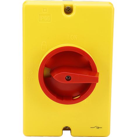 4-poliger 415v 25a Solar-trennschalter, Pv-isolator, Wasserdichtes Gehäuse Ip66 Für Den Außenbereich