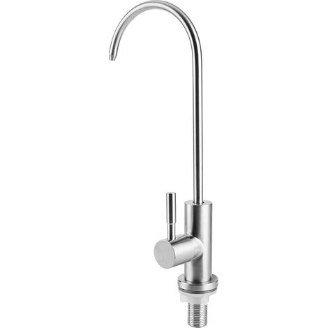 Garosa Trinkwasserarmatur, Edelstahl-küchenarmatur G 2 Zoll 304 Trinkwasserarmatur Für Küchenspülen, Badezimmerwaschbeckenarmatur