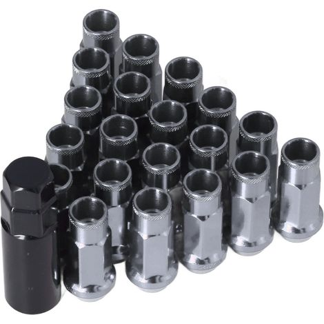 M12x1,25 Radmuttern Aus Metall, 20 Stück, Universelles Ersatzteil Für Mitsubishi Silver