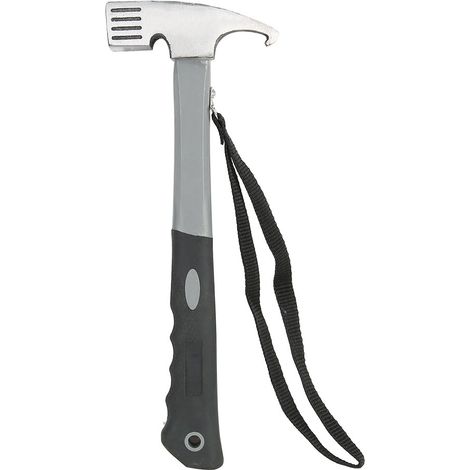 Multifunktionaler Campinghammer Aus Hochkohlenstoffhaltigem Stahl, Zeltnägel, Nagelzieher, Hering