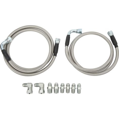 Montagesatz Für Die Kühlleitung Aus Metall Für Den Getriebeölkühlerschlauch Für Th350, 700r4, Th400 Und 4l80e