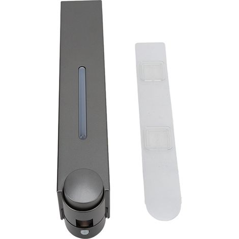 Wandmontierter Flüssigseifenspender, Kunststoff-shampoospender Mit Rückwand In Betonoptik Für Zuhause, Schule, Hotel Oder Badezimmer, Grau, 6028, 1 Tasse
