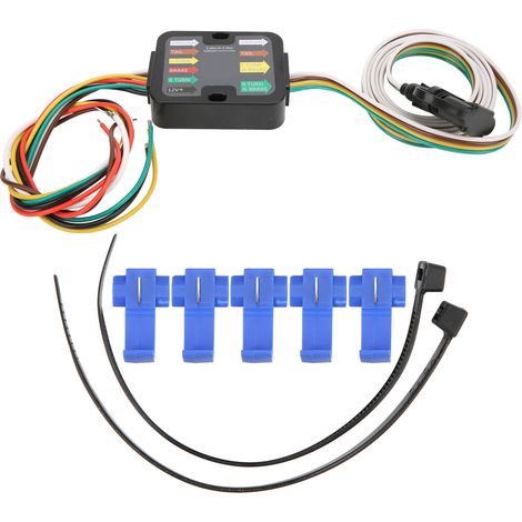3-adriger Auf 2-adriger Anhänger-verkabelungskonverter, Anhänger-rücklichtkonverter Mit 152 Cm Kabel, Led-kompatibel