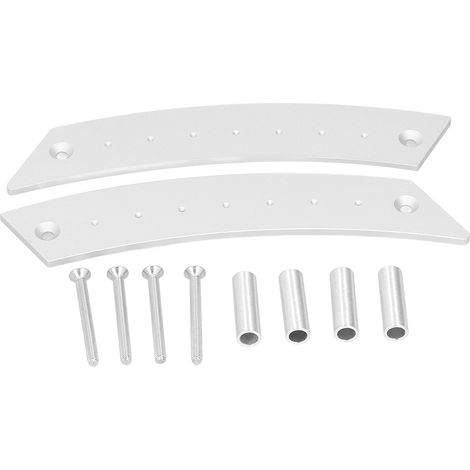 Paar Türgriffe Innen Aus Aluminiumlegierung, Silberfarben, Autozubehör