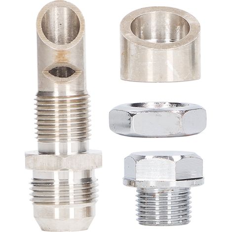 Vac Scavenger Kit Universal Edelstahl 10an M18 Winkelstecker O2 M18x1,5 Stecker Vakuumeinlass