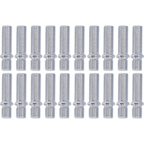 20 Stück Radbolzen-adapter, 50 Mm Länge, 33 Mm Schaft, Passend Für Mercedes-benz M12x1,25 Auf M12x1,5
