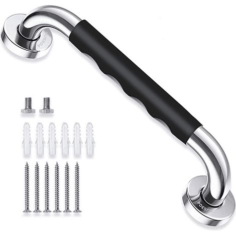 Haltegriff Für Badewanne, 33 Cm, Rutschfester Haltegriff Für Badezimmer, Wandmontierter Duschhaltegriff Aus Edelstahl Für Senioren/menschen Mit Behinderung/kinder/schwangere
