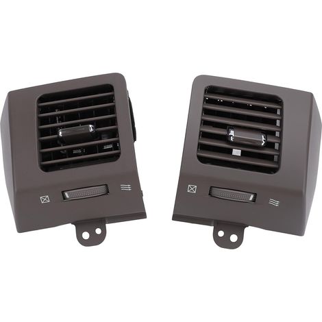 Paar Auspuffrohre Für Fahrer- Und Beifahrerseite, Armaturenbrett, Klimaanlage, Für Toyota Prado J120 (2002–2009), Grau