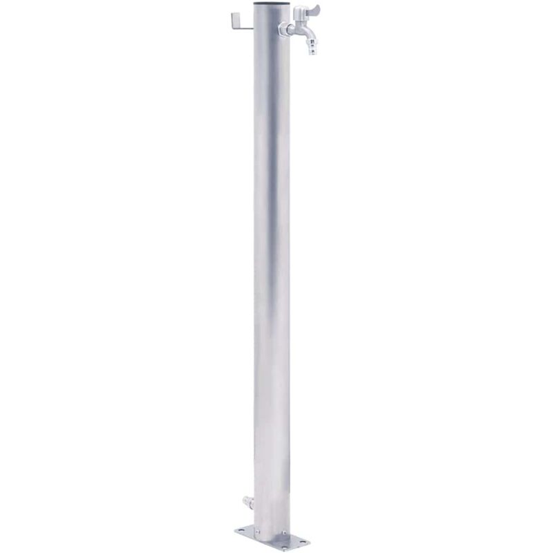 40 Cm Runde Gartenwassersäule Aus Edelstahl