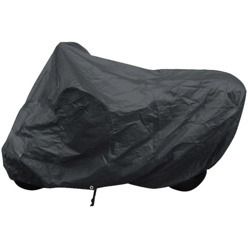 Motorradabdeckung, Grau, Polyester