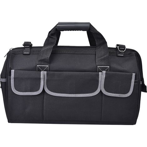 Werkzeugaufbewahrungstasche, Geräteorganizer, Multifunktionale Graue Oxford-stofftasche Für Die Heimwerkstatt