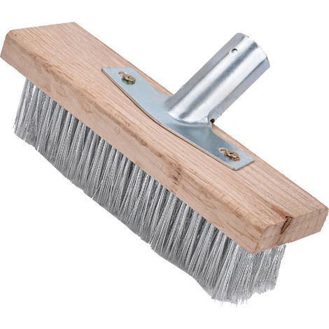 Bodenbürste Aus Edelstahldraht, 50 Cm, Kraftvolle Reinigung, Robuster Bürstenkopf Für Raue Oberflächen