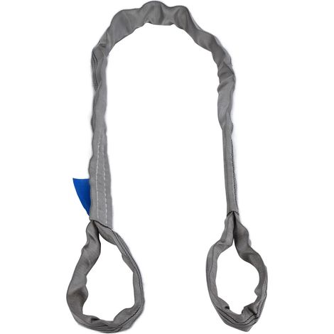 Rundhebegurt 4t, Doppelschlaufe, Flexibles Pes-gurtband, Kranbedarf, 85 Mm Breit, 2 Meter