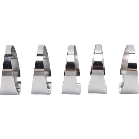 Tortenausstecher Aus Edelstahl 304, 5-teilig, Enger Radius, Entgratet, Ungeschweißt, Für Die Modifizierung Von Kfz-auspuffanlagen, 7,6 Cm (3 Zoll)