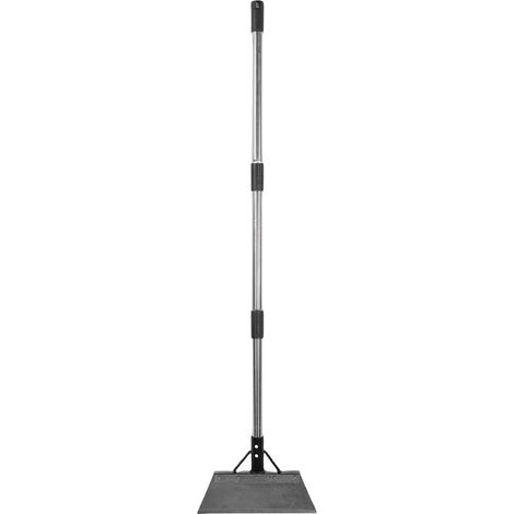 30 Cm Flache Gartenschaufel Mit Abnehmbarem Stiel, Robuster Stahlschaber Zum Jäten Von Unkraut, Schneeräumen Und Graben Im Freien