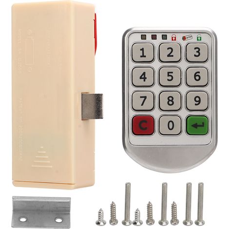 Elektronisch Abschließbarer Schrank Mit Schlüssellosem Zahlenschloss Und Passwortgeschützter Schublade Aus Zinklegierung Für Den Kleiderschrank Im Homeoffice.