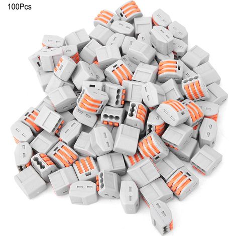 100 Stück Pct-213 Schnellverdrahtungsverbinder 3-port-leiterklemmenblock Pct-213