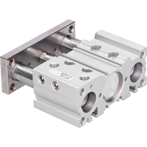 Pneumatischer Luftzylinder Mit 3 Führungsstangen Für Geräte Aus Aluminiumlegierung, Typ Smc Mgpm32x25