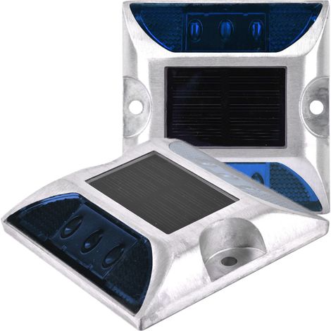 Straßenbodenleuchten, Solar-gartenreflektoren, Gehwegmarkierungen, Fahrwegbeleuchtung, Beschlagfreie Led-leuchten, 2 Stück Für Gehwege