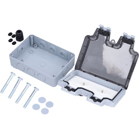 Wasserdichter Europäischer Standardstecker, Dual-power-funktion, Wetterfestes Vorhängeschloss, Französisches Design, 250 V, 16 A