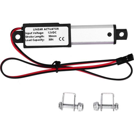 Wasserdichter Mini-linearantrieb, Mikrobewegung, 12 V Dc, 30 Mm Hub Für Diy-roboter, Kraft 30 N, Geschwindigkeit 30 Mm/s